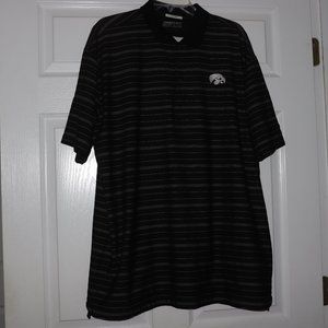 NikeGolf Hawkeyes Golf Shirt Men’s XXL  Nike Fit Dry